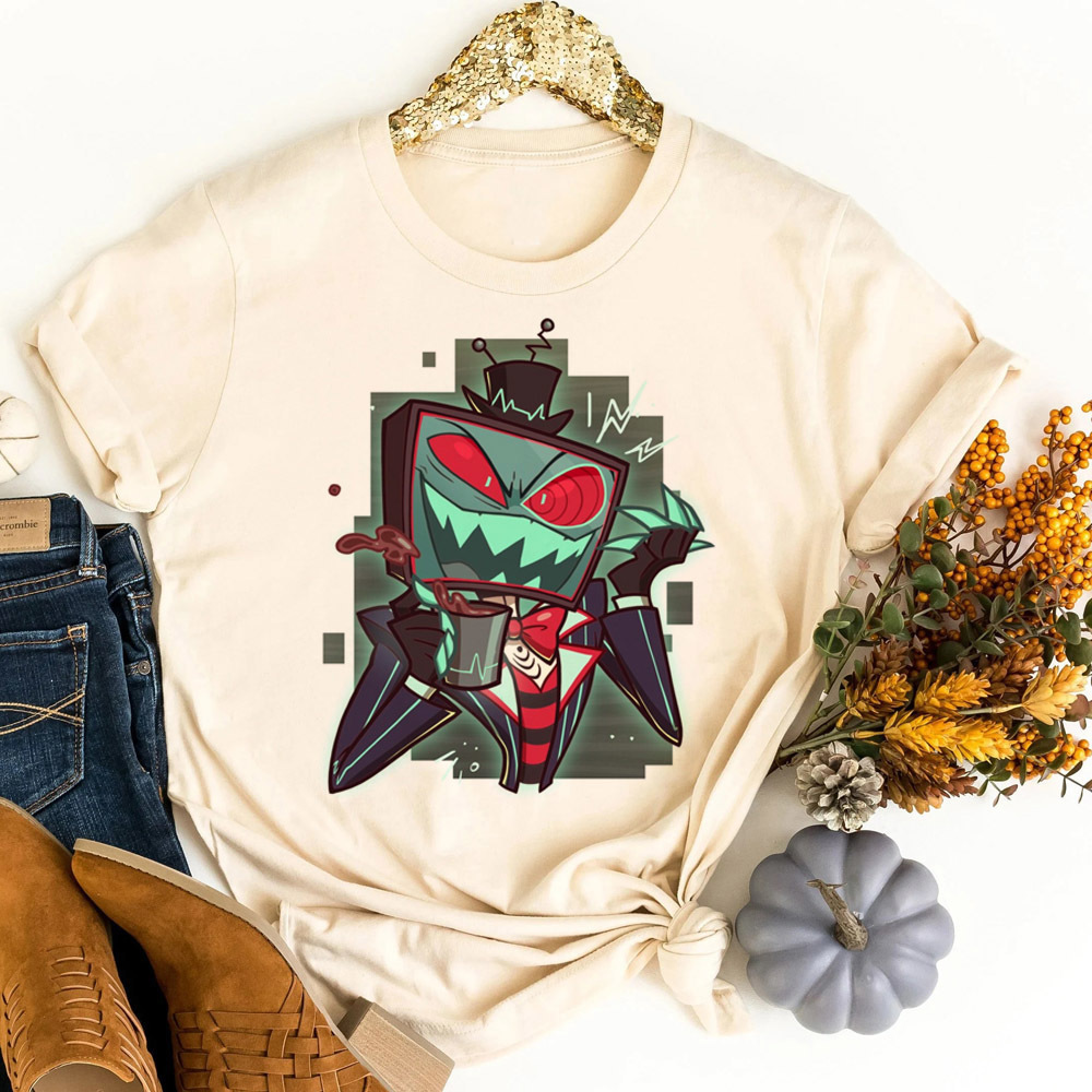 Women Fashion 80S - ハズビンホテル Tシャツ 女子韓国ファッション 夏 80年代 Tシャツ