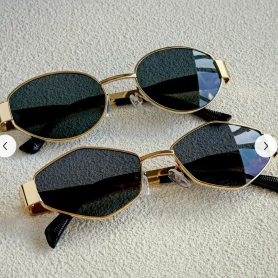 Women'S Fashion Eyeglasses - トレンドのラウンドフレームメタルサングラス レディース ファッション性と汎用性を兼ね備えたサングラス
