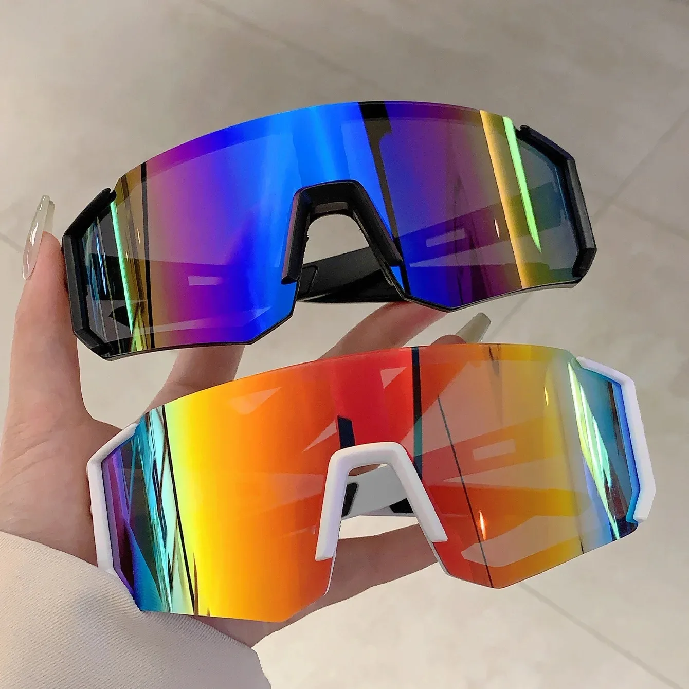 Women'S Fashion Eyeglasses - アウトドアスポーツサングラス男性用軽量特大男性用シェードサイクリング運転釣りファッションミラーサングラス女性用