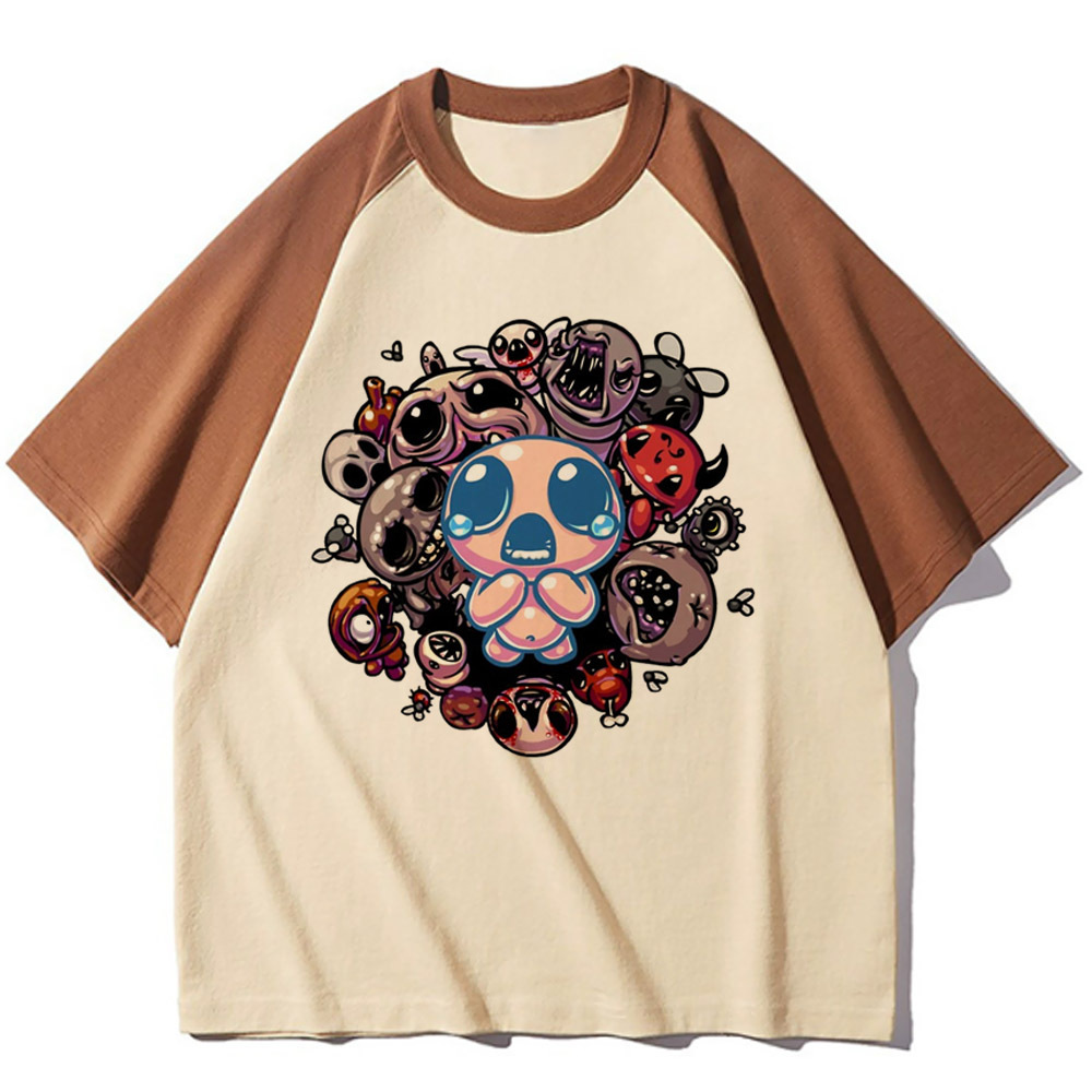 Women Fashion 80S - the Binding of Isaac トップ Tシャツ