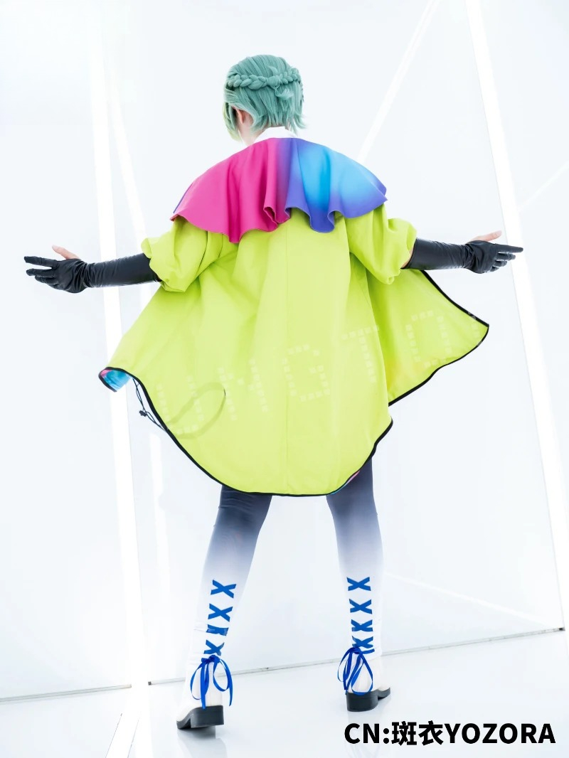 Women Fashion Vest - GNOSIA ユリコスプレ衣装男性女性新しいファッショナブルなジャケットベストショーツ靴下小道具ハロウィンカーニバルユリ制服 HCos