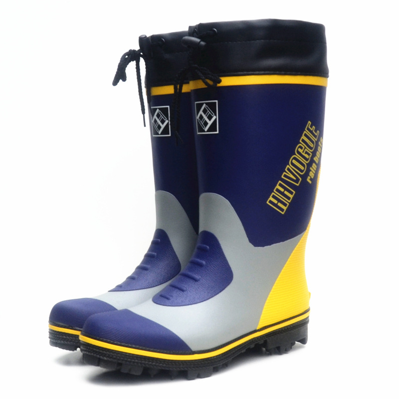 Women'S Fashion Hiking Boots - ファッション防水釣りブーツ、スチールスパイクソールラバーレインブーツ、男性女性狩猟ハイキング作業釣り靴