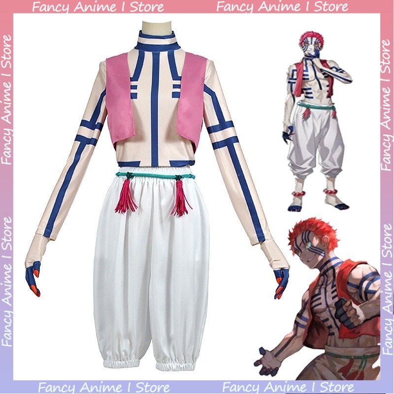 Women Fashion Vest - アニメ Akaza コスプレ衣装ハンサムな大人のパーティープレイスーツファッションユニセックスコスプレ衣装フェスティバル女性男性ドレスアップ服