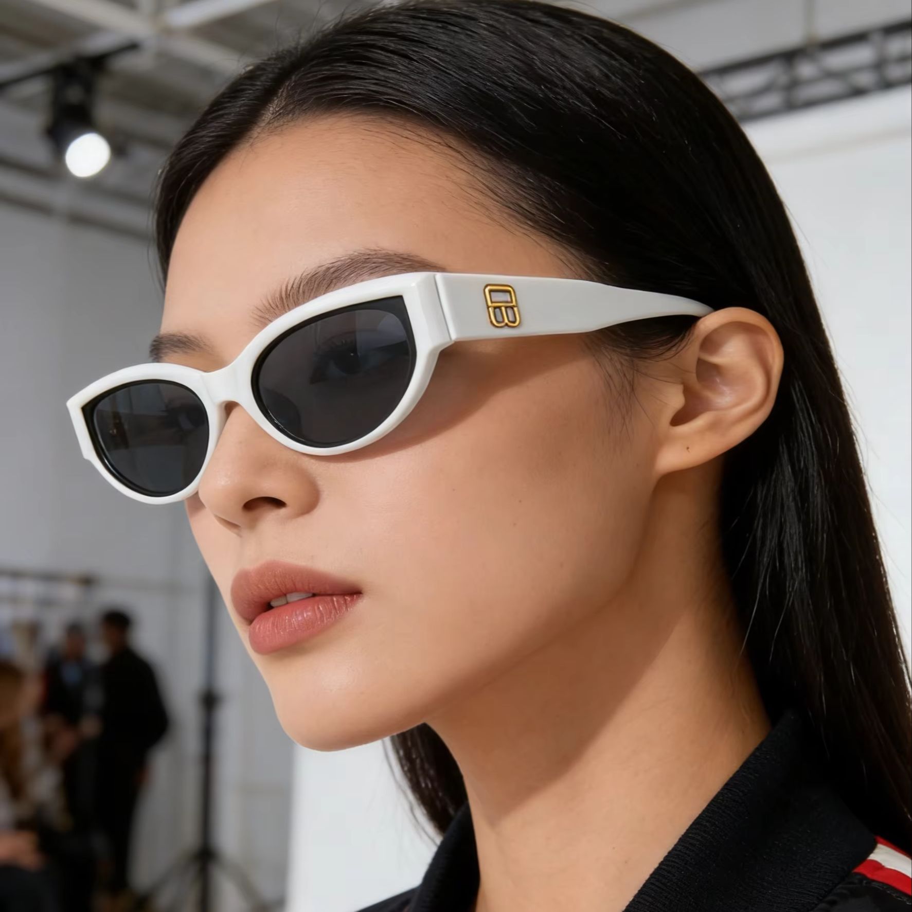 Women'S Fashion Eyeglasses - 女性レトロキャットアイサングラス小さなオーバルシェード UV400 保護ファッションアウトドアビーチドライビングアイウェアユニセックス