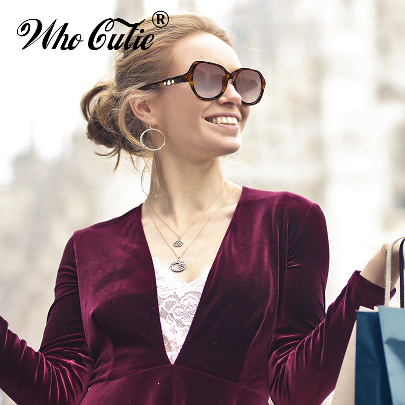 Women'S Fashion In The 60S - Who CUTIE-女性用ヴィンテージ六角形サングラス、多角形、ヒョウフレーム、べっ甲サングラス、レトロな色合い、ブランドデザイナー、812、2024