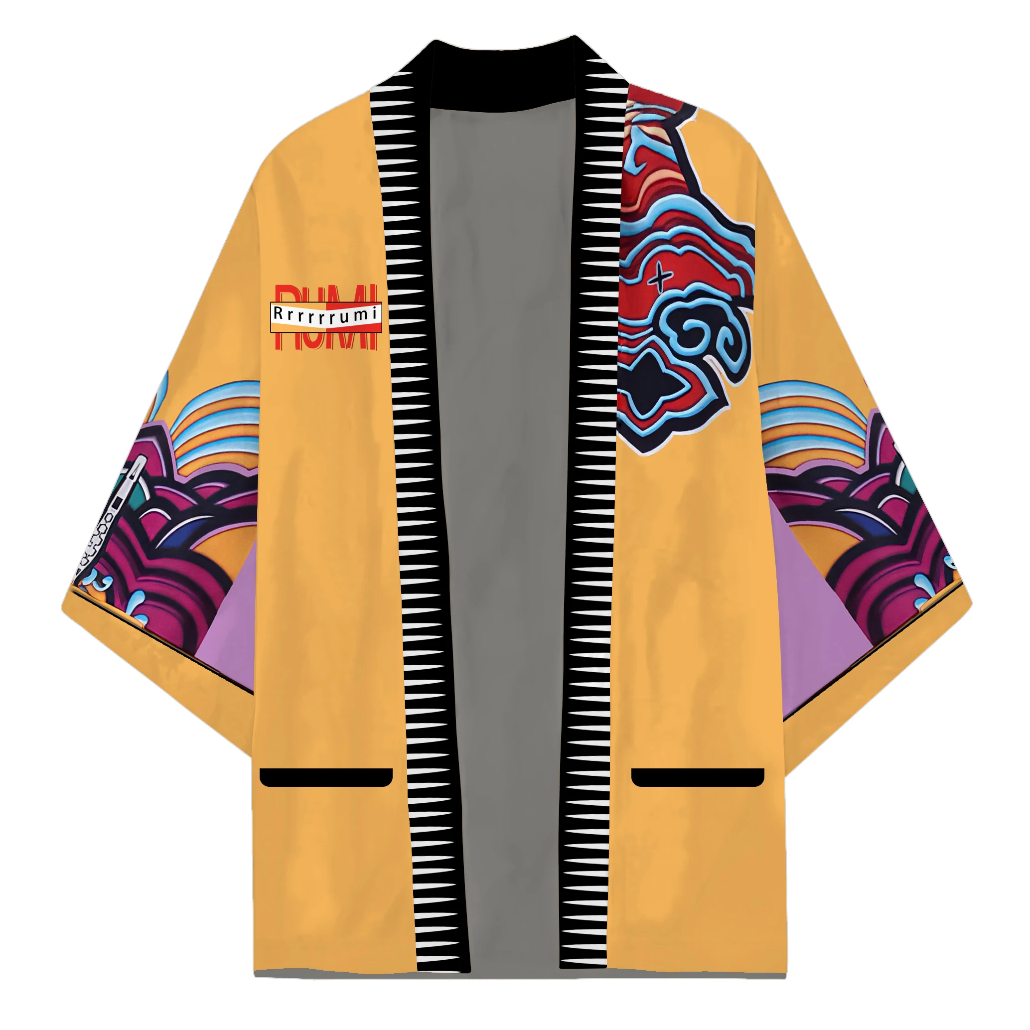 Women'S Fashion Knitwear - 衣装ルミ・ゾイ・ミラプリント原宿オタク男性着物トップ女性カーディガンシャツカジュアルコスプレ