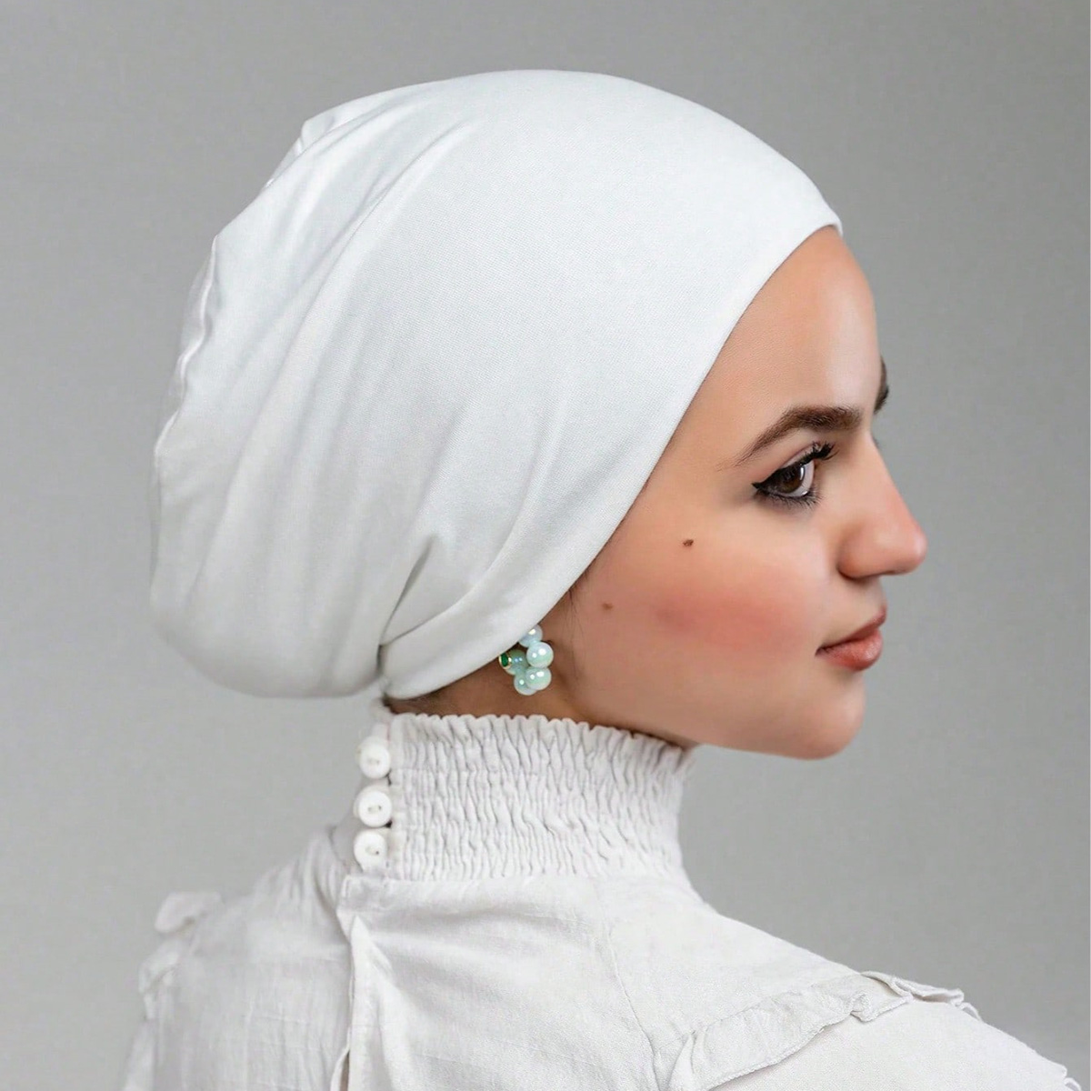 Women'S Fashion Headbands - ムスリム女性用ホットソリッドコットンモダールジャージーヒジャブ、ターバンチューブキャップ、伸縮性ベースインナーキャップ、ヘッドウェア、女性用ボンネットハット