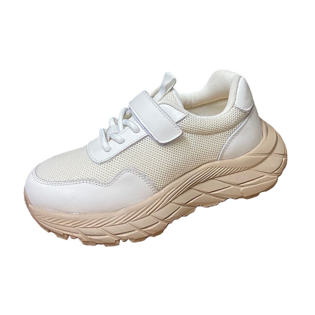 Women'S Fashion Velcro Sneakers - Jinyu ベルクロレディース高品質カジュアルシューズファッション人気スニーカー女性のためのユニークな形状カラーブロック本革ギフト