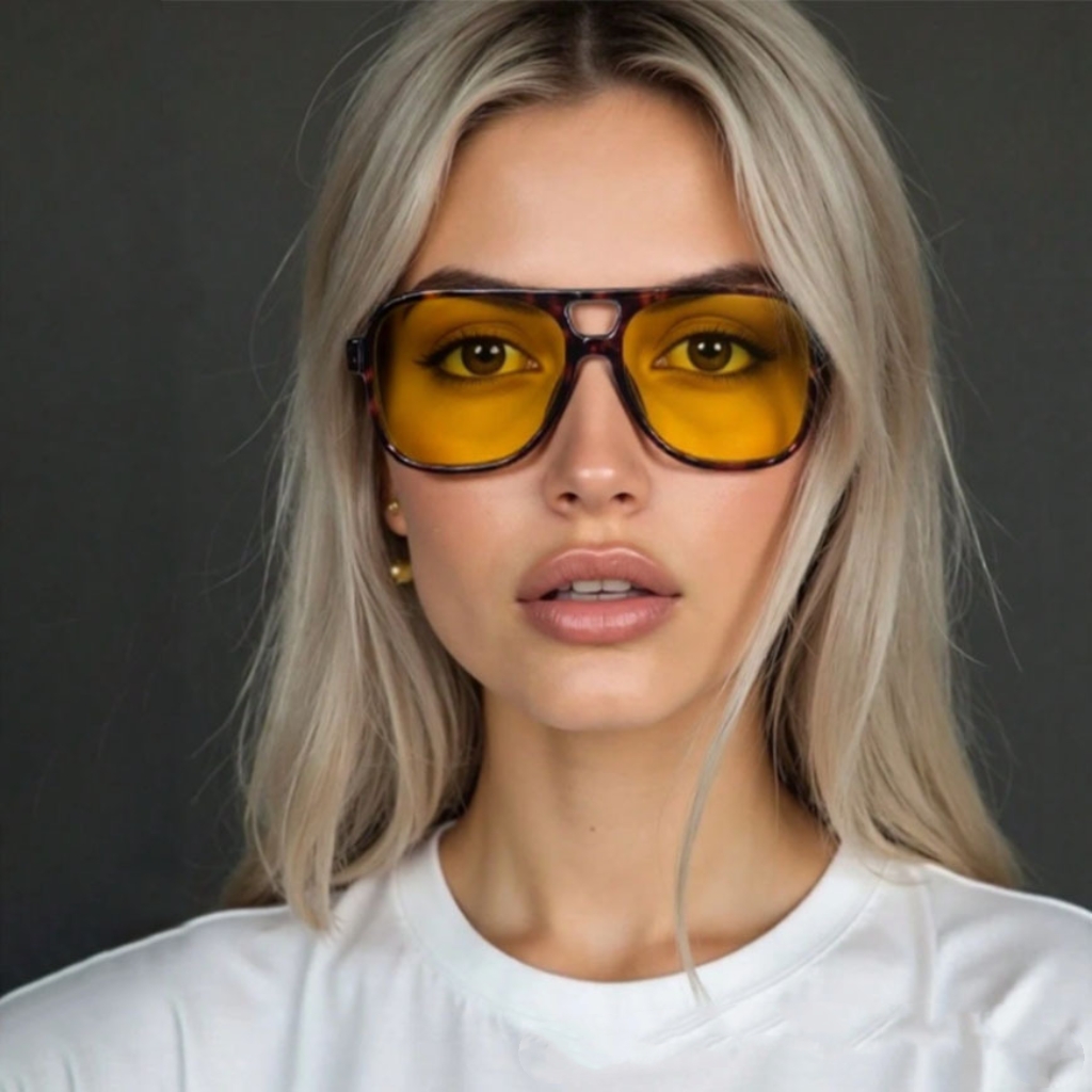 Women'S Fashion Eyeglasses - 新しいヴィンテージクラシックデザイナーダブルブリッジパイロットサングラス女性男性用高級サングラスビッグフレームシェード UV400 メガネ