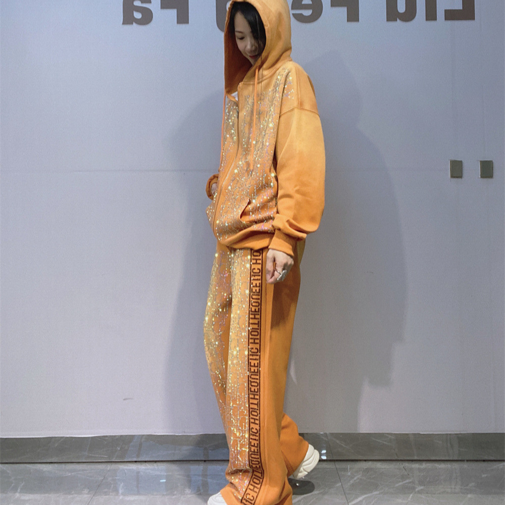 ファッション新作 秋冬 レディース パーカーセット レターデ - Women'S Fashion Zip Hoodie のレビューと価格