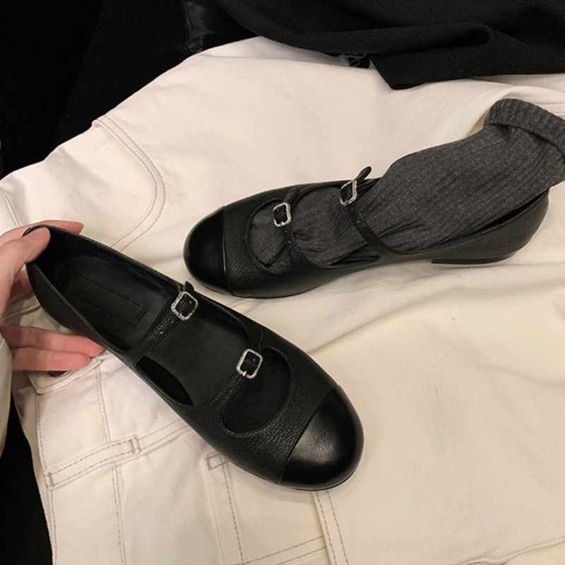 エレガントなメリージェーンシューズ レディース ベルトバック - Women'S Fashion Brand Shoes のレビューと価格