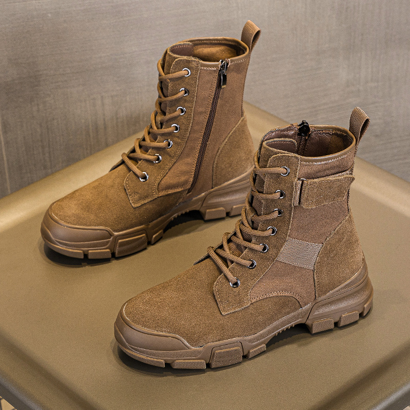 2026年春夏秋冬新作 本革レディースブーツ ファッションハ - Women'S Fashion Hiking Boots のレビューと価格