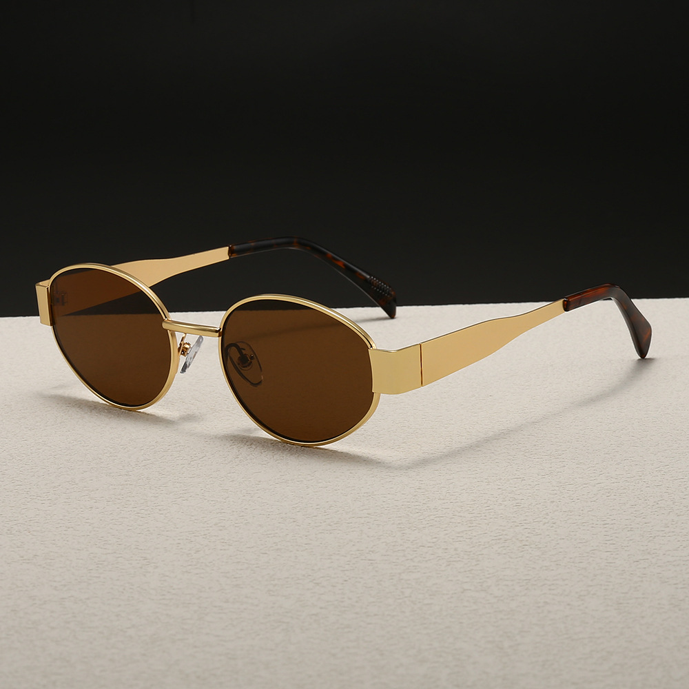 トレンドのラウンドフレームメタルサングラス レディース ファ - Women'S Fashion Eyeglasses のレビューと価格