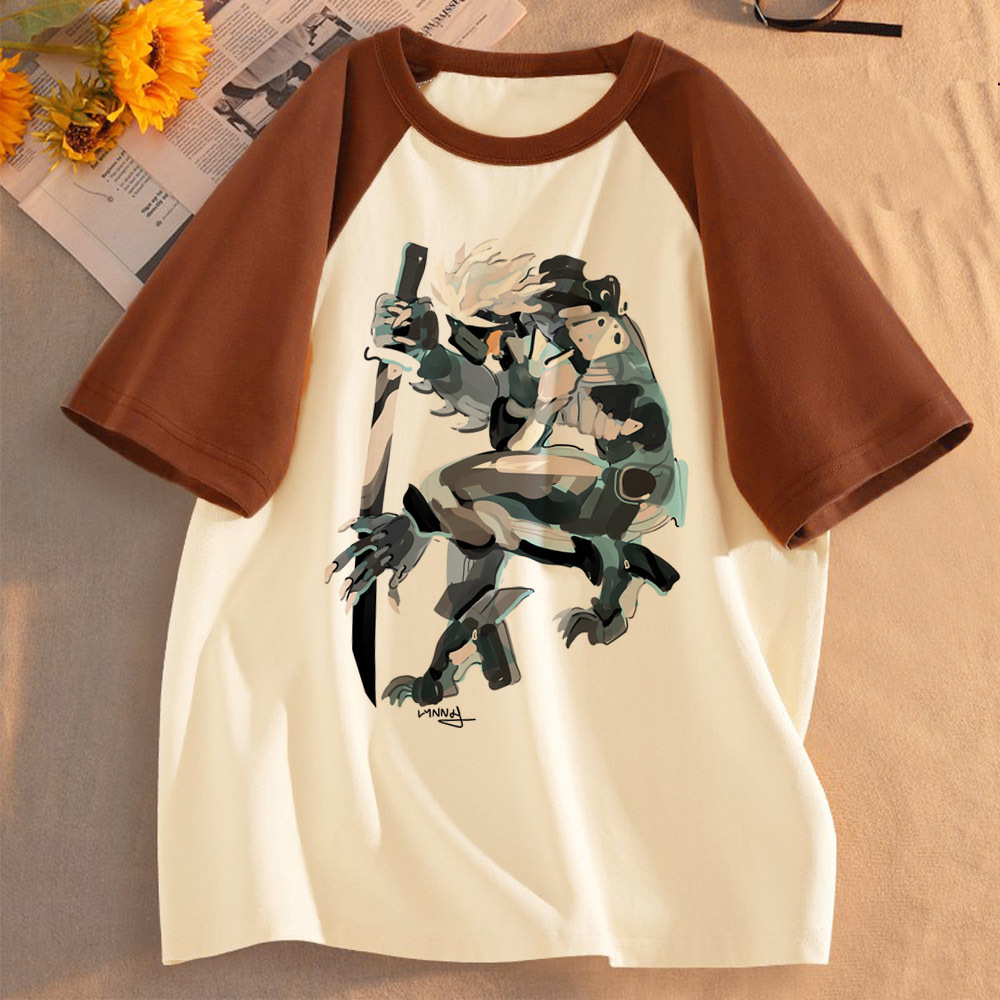 メタルギアソリッドトップTシャツ女性ゴスカワイイギャル美的T - Women Fashion 80S のレビューと価格
