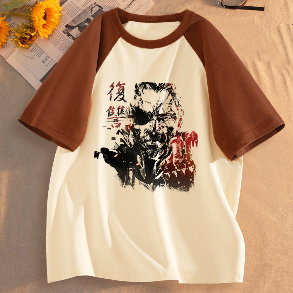 メタルギアソリッドトップTシャツ女性ゴスカワイイギャル美的T - Women Fashion 80S のレビューと価格