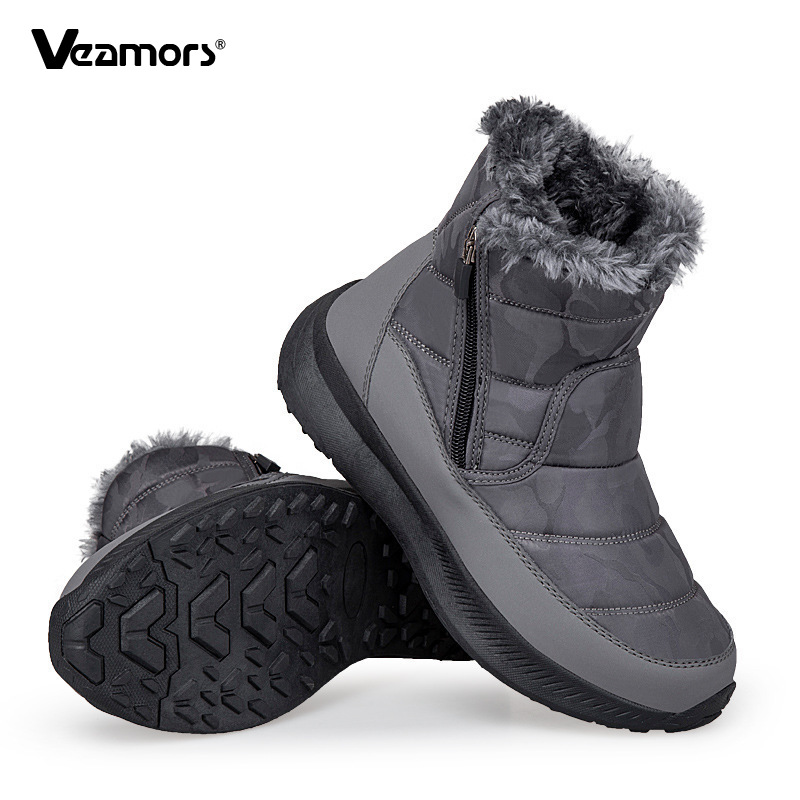 ファッション女性スノーブーツハイカット冬用コットンシューズプ - Women'S Fashion Hiking Boots のレビューと価格