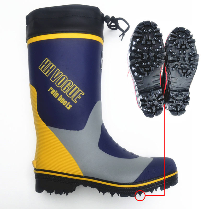 ファッション防水釣りブーツ、スチールスパイクソールラバーレイ - Women'S Fashion Hiking Boots のレビューと価格