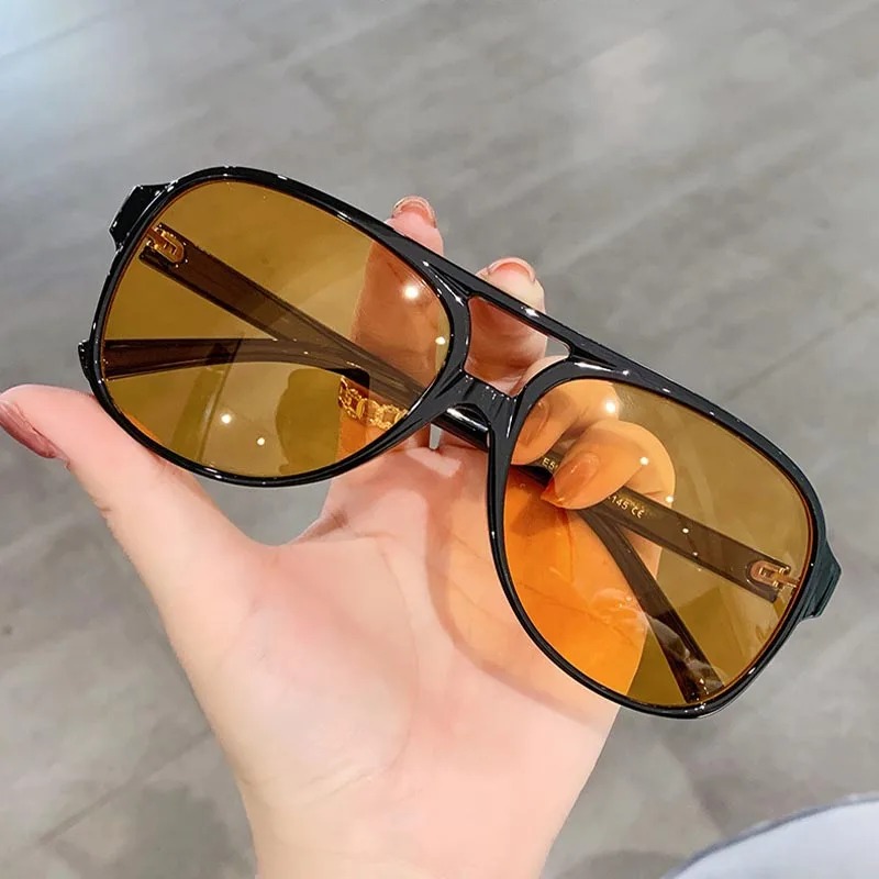 レトロサングラス メンズ レディース ラージフレーム クラシ - Women'S Fashion Eyeglasses のレビューと価格