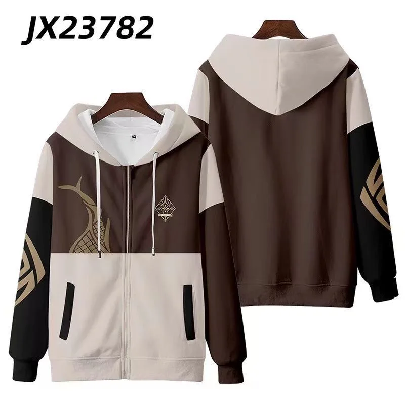 Genshin Impact zhongliコスプレパーカー - Women'S Fashion Zip Hoodie のレビューと価格