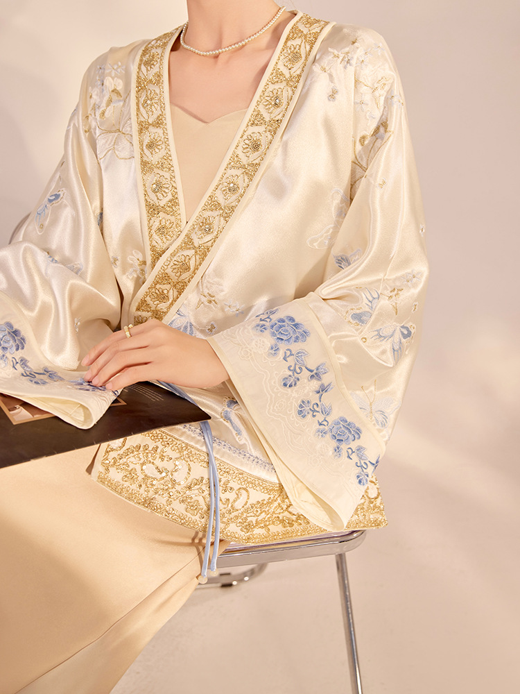 2026年春 高級感のある新中国風蝶刺繍入りラグジュアリール - Women'S Fashion For 2026 のレビューと価格