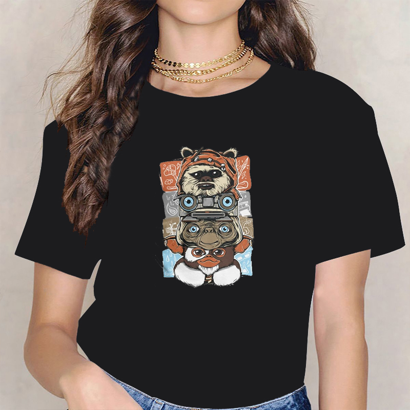 ノベルティ80年代のホラークリスマス映画Tシャツ,ラウンドネ - Women Fashion 80S のレビューと価格