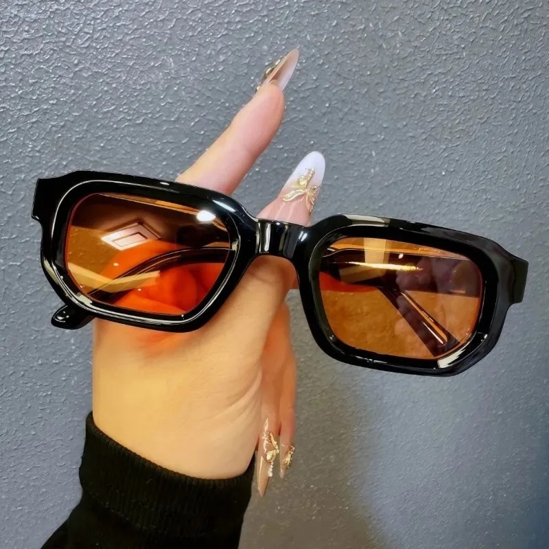 ファッションスクエアヴィンテージサングラス女性男性ブランドデ - Women'S Fashion Eyeglasses のレビューと価格