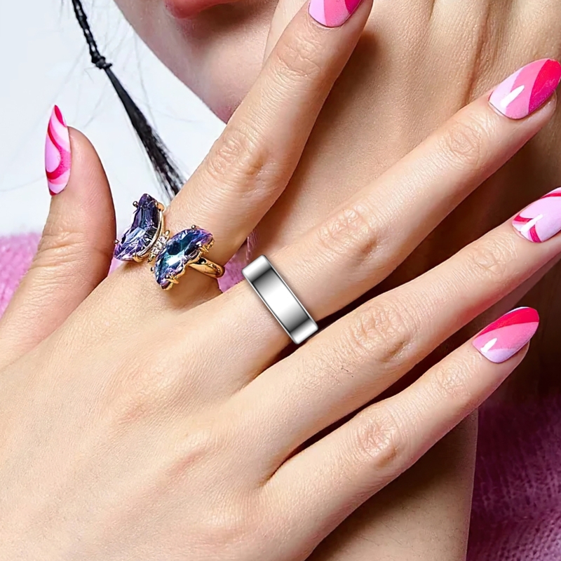 女性男性向けファッションスマートリングフィットネストラッカー - Women Fashion Rings のレビューと価格