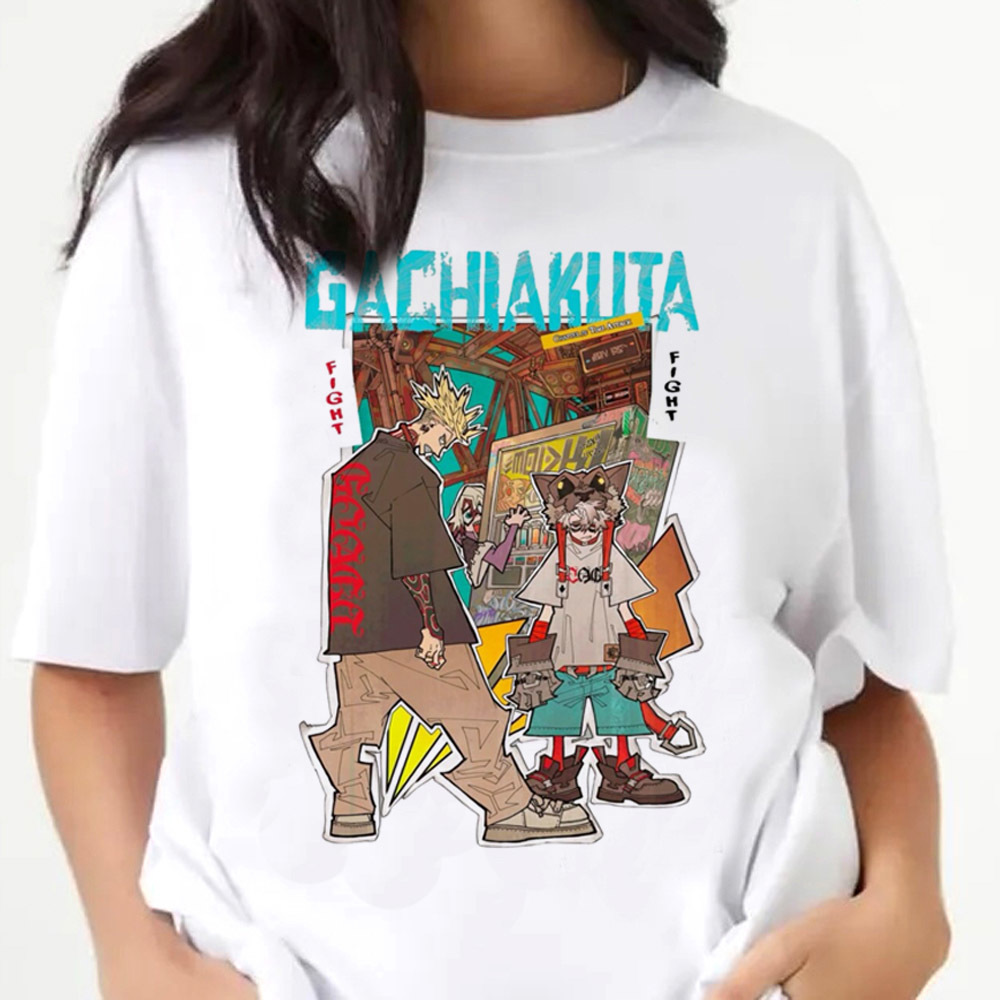 ガチアクタ tシャツ女性パーティー韓国ファッションエモ美的  - Women Fashion 80S のレビューと価格