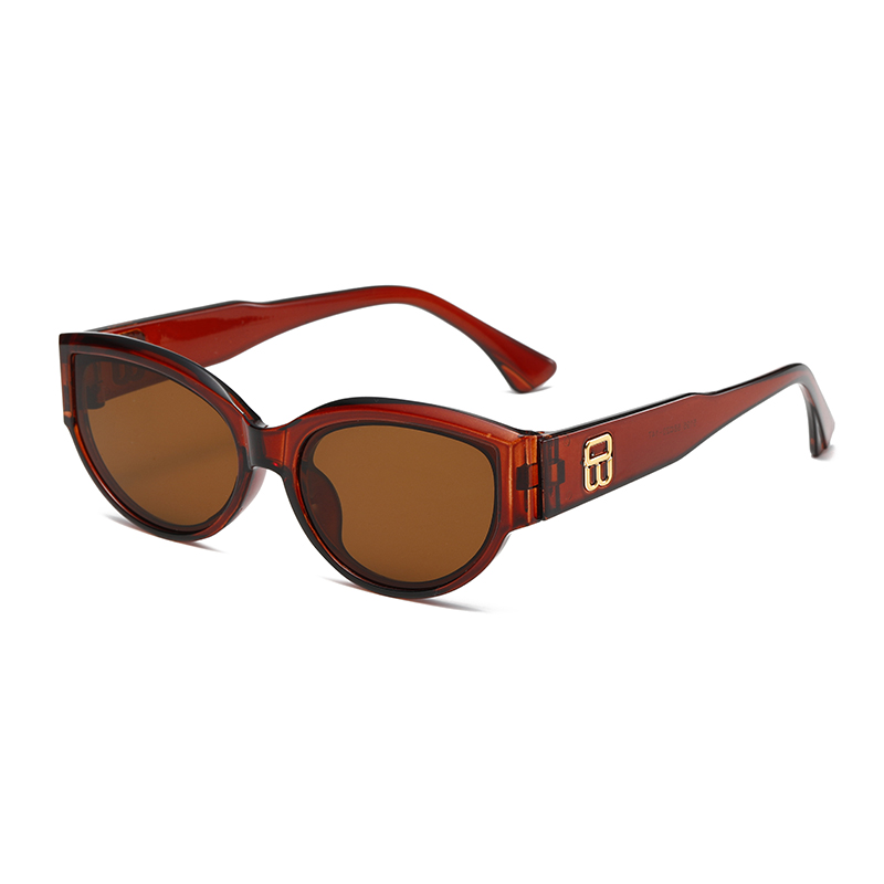 女性レトロキャットアイサングラス小さなオーバルシェード UV - Women'S Fashion Eyeglasses のレビューと価格