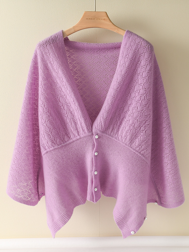 100%ピュアウール 2024年春ファッション レディースカ - Women'S Fashion Knitwear のレビューと価格
