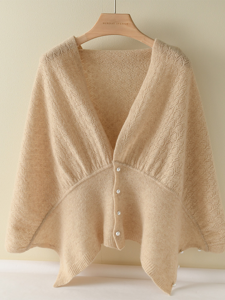 100%ピュアウール 2024年春ファッション レディースカ - Women'S Fashion Knitwear のレビューと価格