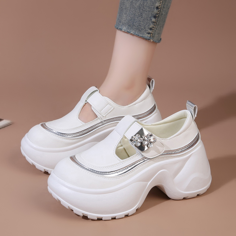 2025年秋 ファッション グリッターデコレーション カジュ - Women'S Fashion Velcro Sneakers のレビューと価格