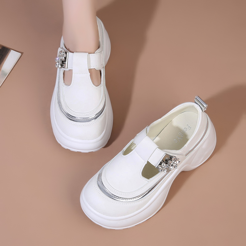 2025年秋 ファッション グリッターデコレーション カジュ - Women'S Fashion Velcro Sneakers のレビューと価格