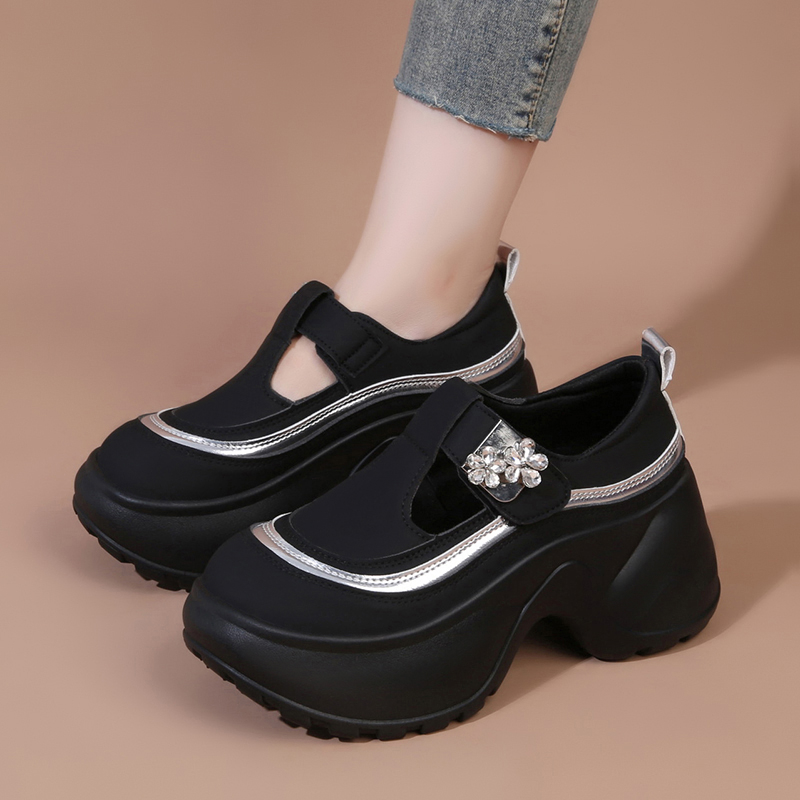 2025年秋 ファッション グリッターデコレーション カジュ - Women'S Fashion Velcro Sneakers のレビューと価格