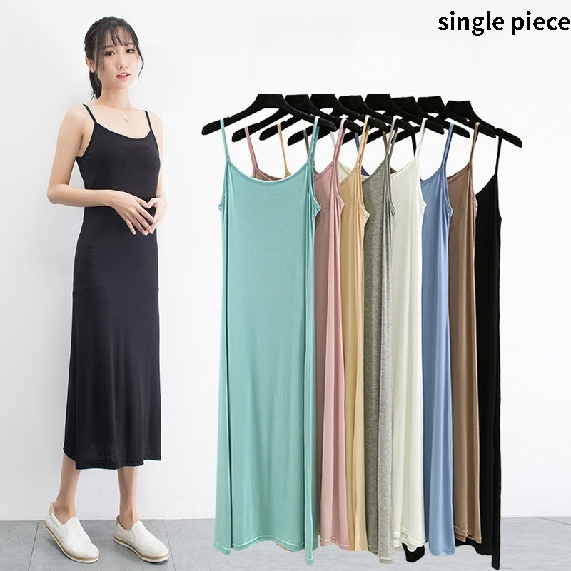 モーダルキャミソールベストドレス女性用夏服抗浸透ノースリーブ - Women Fashion Vest のレビューと価格