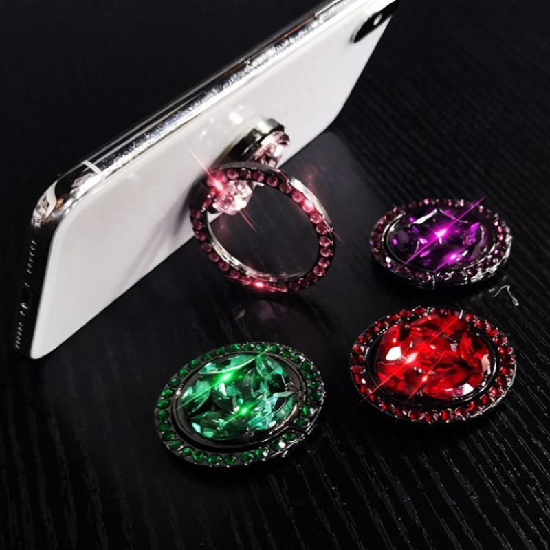 Bing ダイヤモンド電話ホルダーポータブル女性ファッション - Women Fashion Rings のレビューと価格