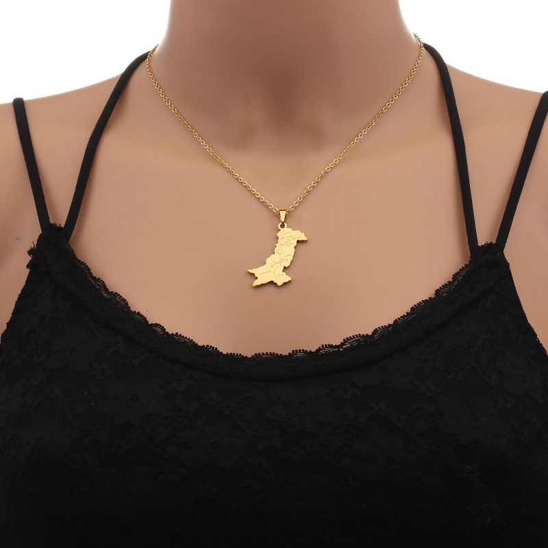 Pakistan Map With City Pendant - Women Fashion Pakistan のレビューと価格