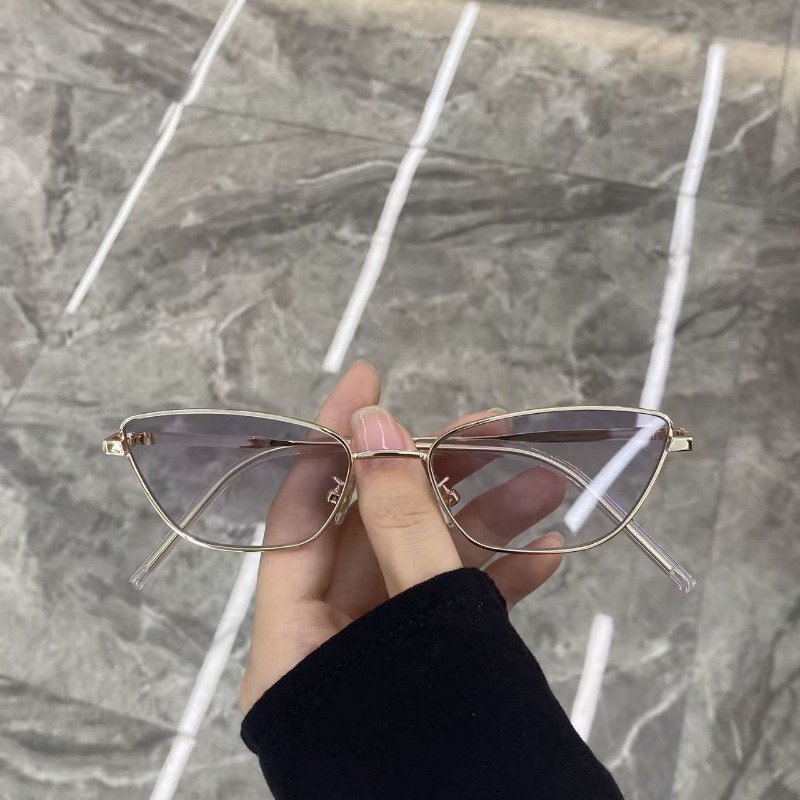 ファッショナブルな菱形メタルサングラス（女性用）、ストリート - Women'S Fashion Eyeglasses のレビューと価格