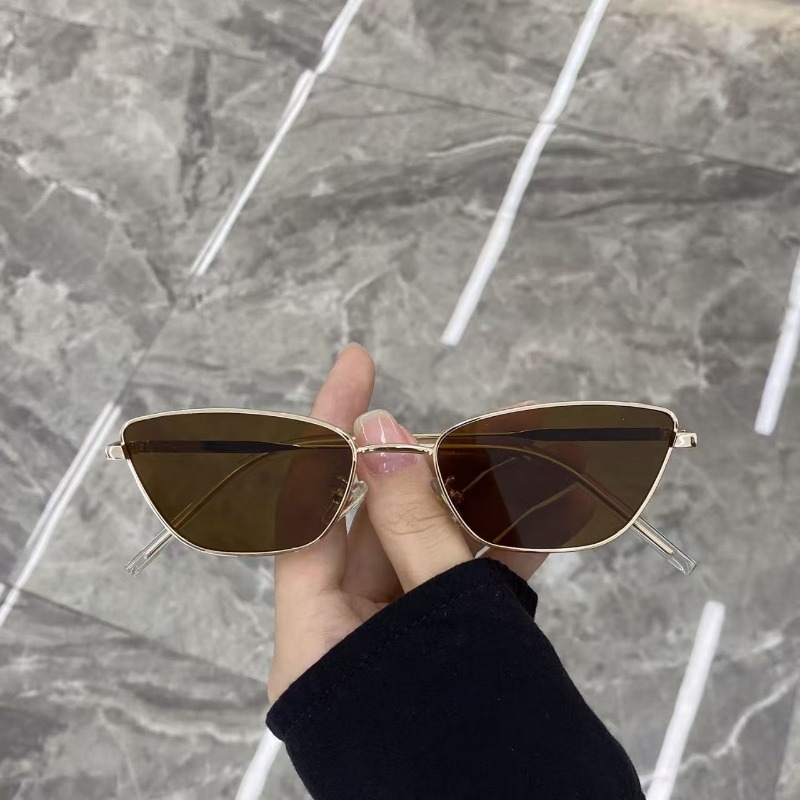 ファッショナブルな菱形メタルサングラス（女性用）、ストリート - Women'S Fashion Eyeglasses のレビューと価格