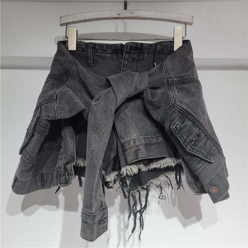 デニムショートパンツ レディース ジーンズ ヴィンテージ ウ - Denim Shorts Women のレビューと価格