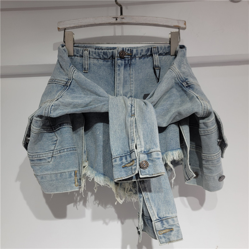 デニムショートパンツ レディース ジーンズ ヴィンテージ ウ - Denim Shorts Women のレビューと価格