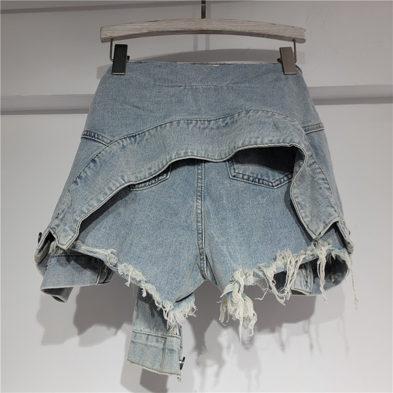 デニムショートパンツ レディース ジーンズ ヴィンテージ ウ - Denim Shorts Women のレビューと価格