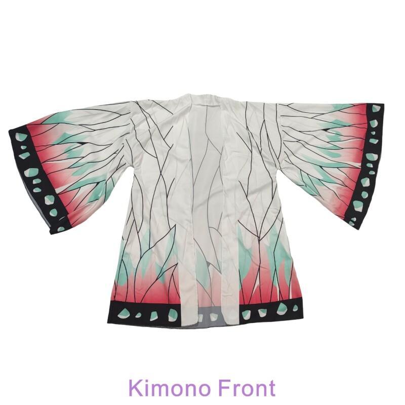 夏日本のアニメ胡蝶しのぶコスプレ衣装女性のための蝶プリントビ - Women'S Fashion Knitwear のレビューと価格