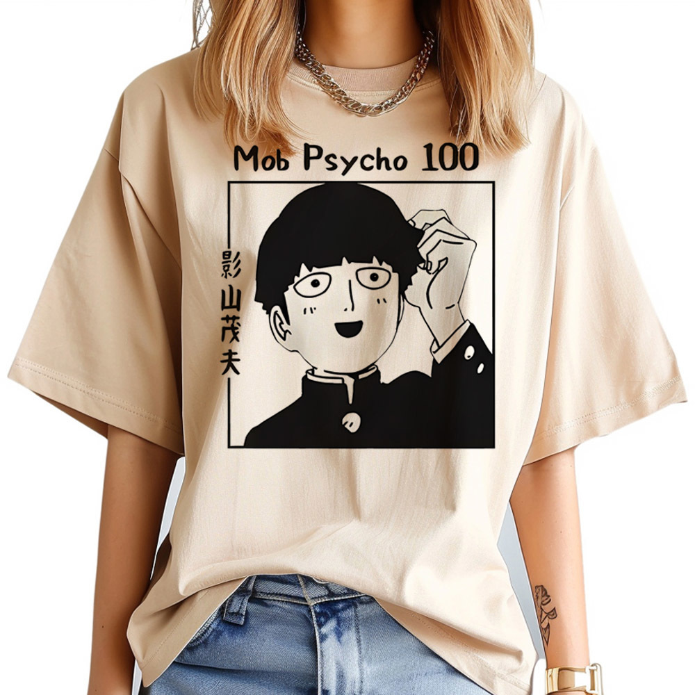 モブサイコ100 tシャツ女性サイケデリックゴシック韓国ファ - Women Fashion 80S のレビューと価格