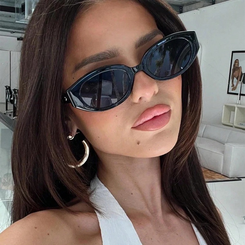 ヴィンテージキャットアイサングラス女性レトロシェードブラック - Women'S Fashion Eyeglasses のレビューと価格