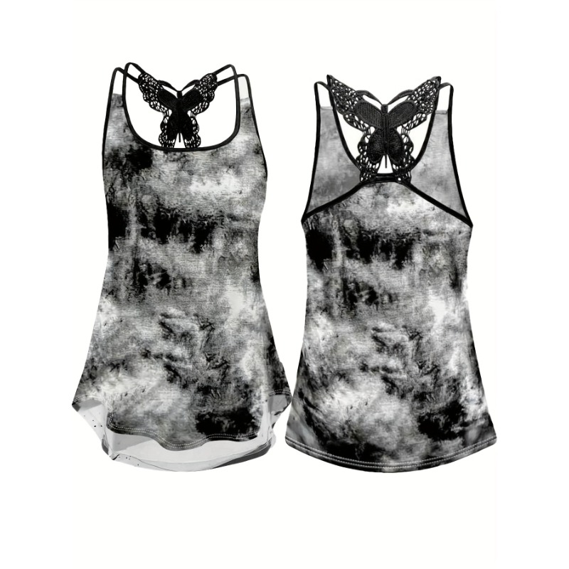 プラスサイズ 1XL-5XL プリントタンクトップセクシーな - Women Fashion Vest のレビューと価格
