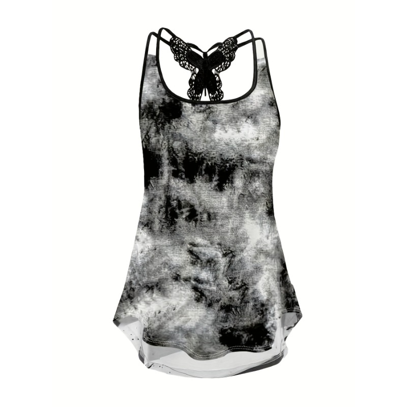 プラスサイズ 1XL-5XL プリントタンクトップセクシーな - Women Fashion Vest のレビューと価格