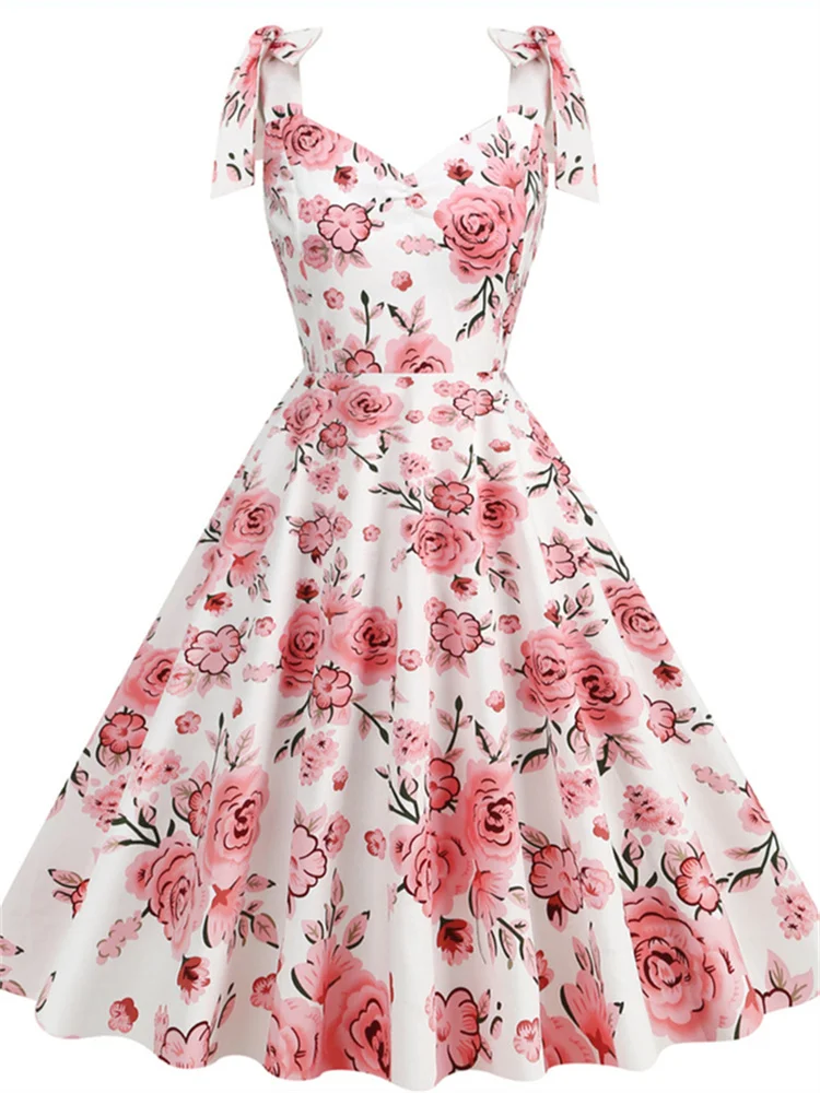 女性のための花柄のオフィスドレス,レトロ,50年代,60年代 - Women'S Fashion In The 60S のレビューと価格