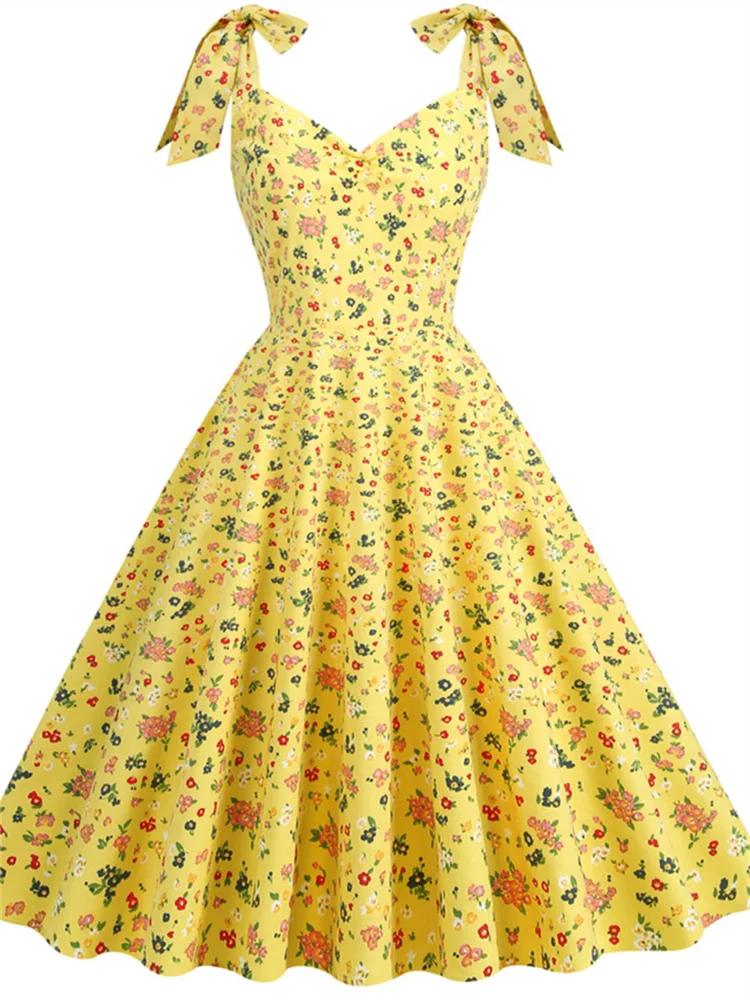 女性のための花柄のオフィスドレス,レトロ,50年代,60年代 - Women'S Fashion In The 60S のレビューと価格