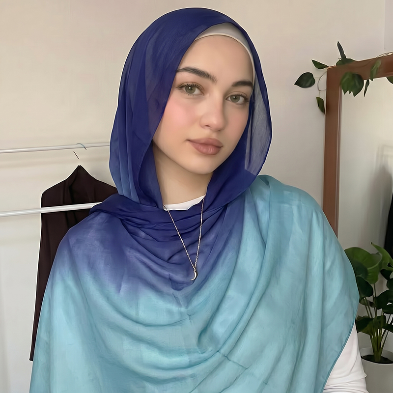 ファッションムスリムヒジャブオンブレスカーフソフトで快適なヘ - Women'S Fashion Headbands のレビューと価格